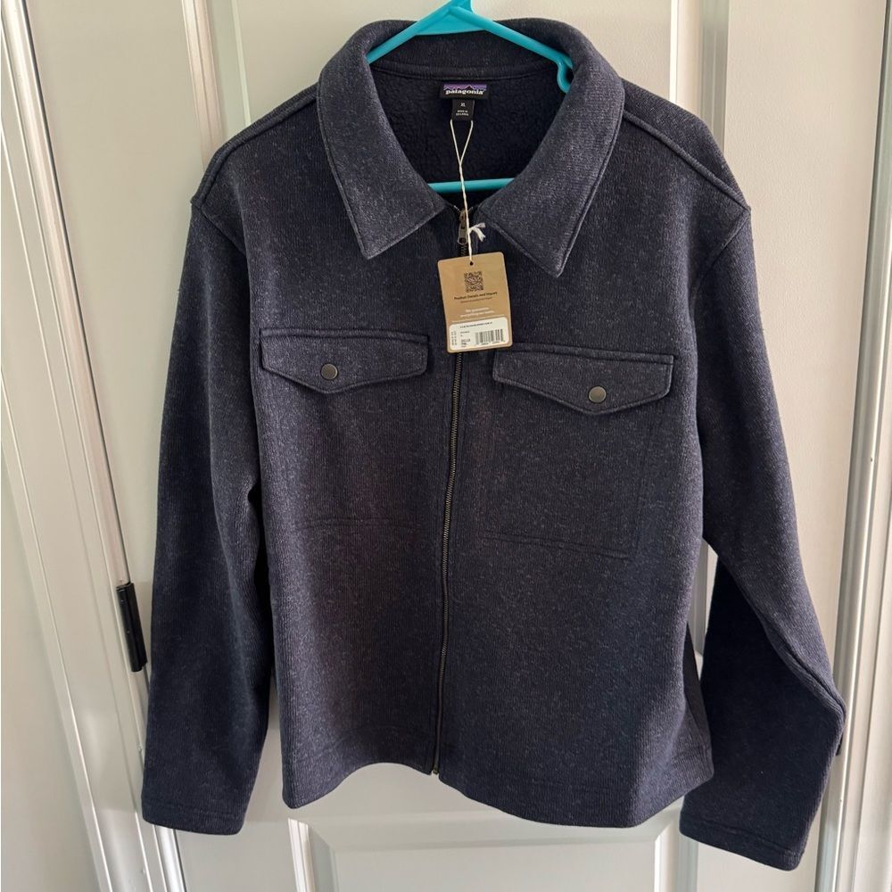 Women's Better Sweater® Zippered Fleece Chore Jacket NWT